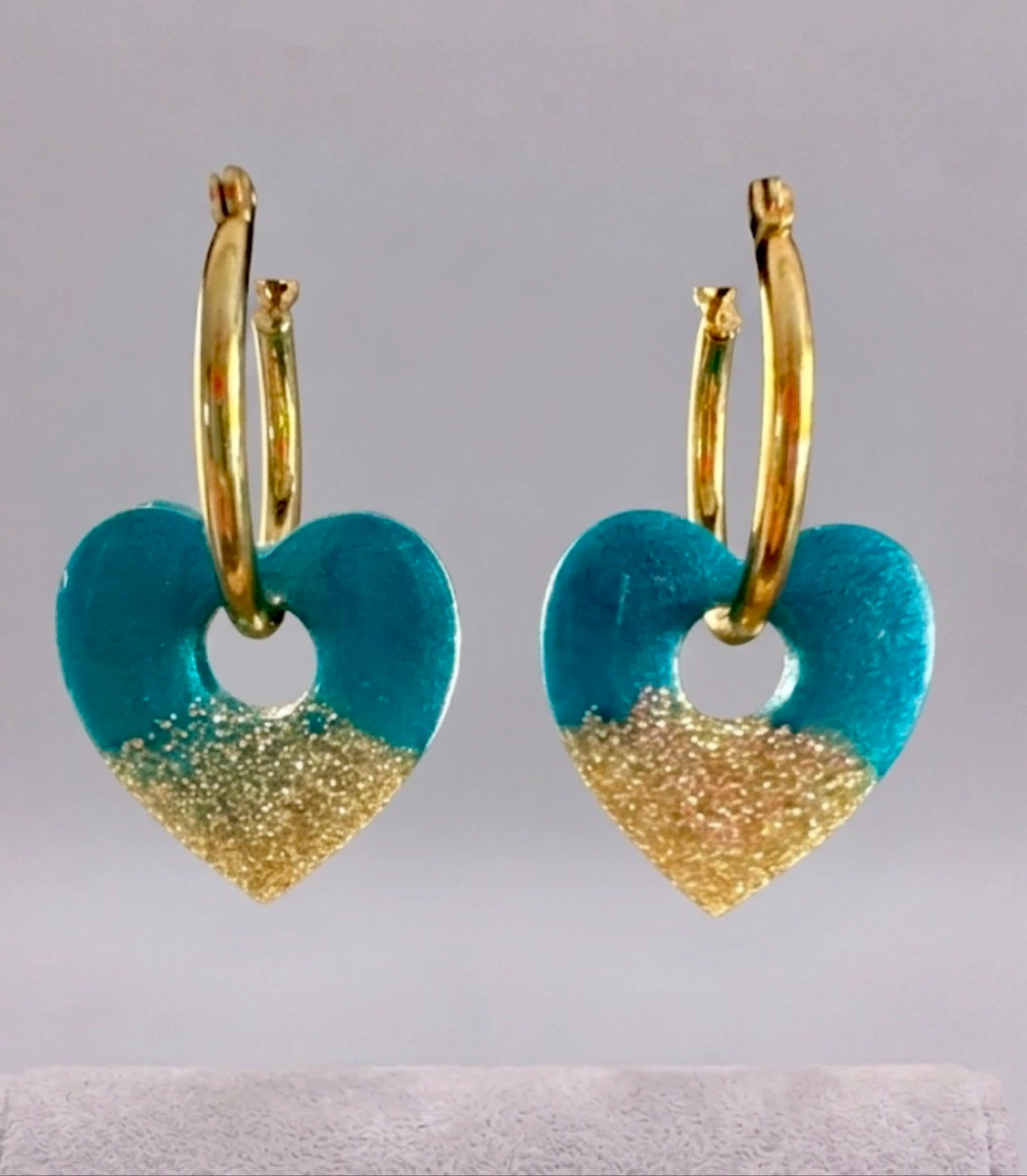 Boucles d’oreilles charms interchangeables 